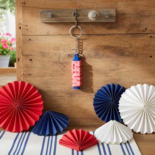 Custom Fidget Keychain / Bag Tag