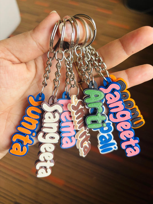 Custom Name Keychain / Bag Tag
