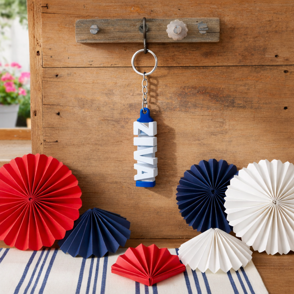 Custom Fidget Keychain / Bag Tag