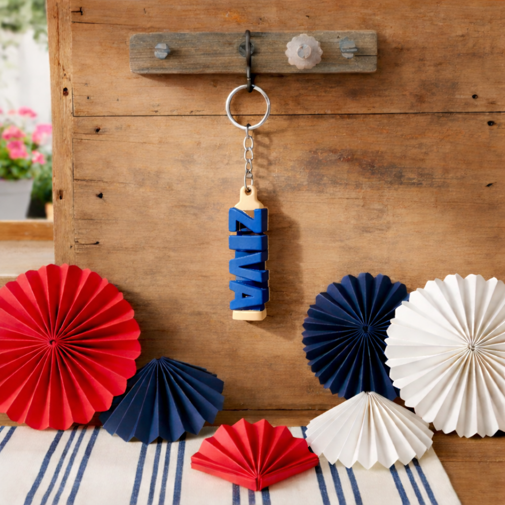 Custom Fidget Keychain / Bag Tag