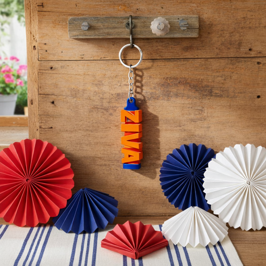 Custom Fidget Keychain / Bag Tag