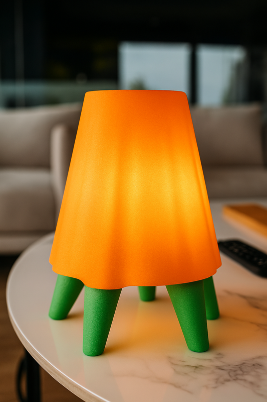 GlowPod Table Lamp – Orange & Green Edition