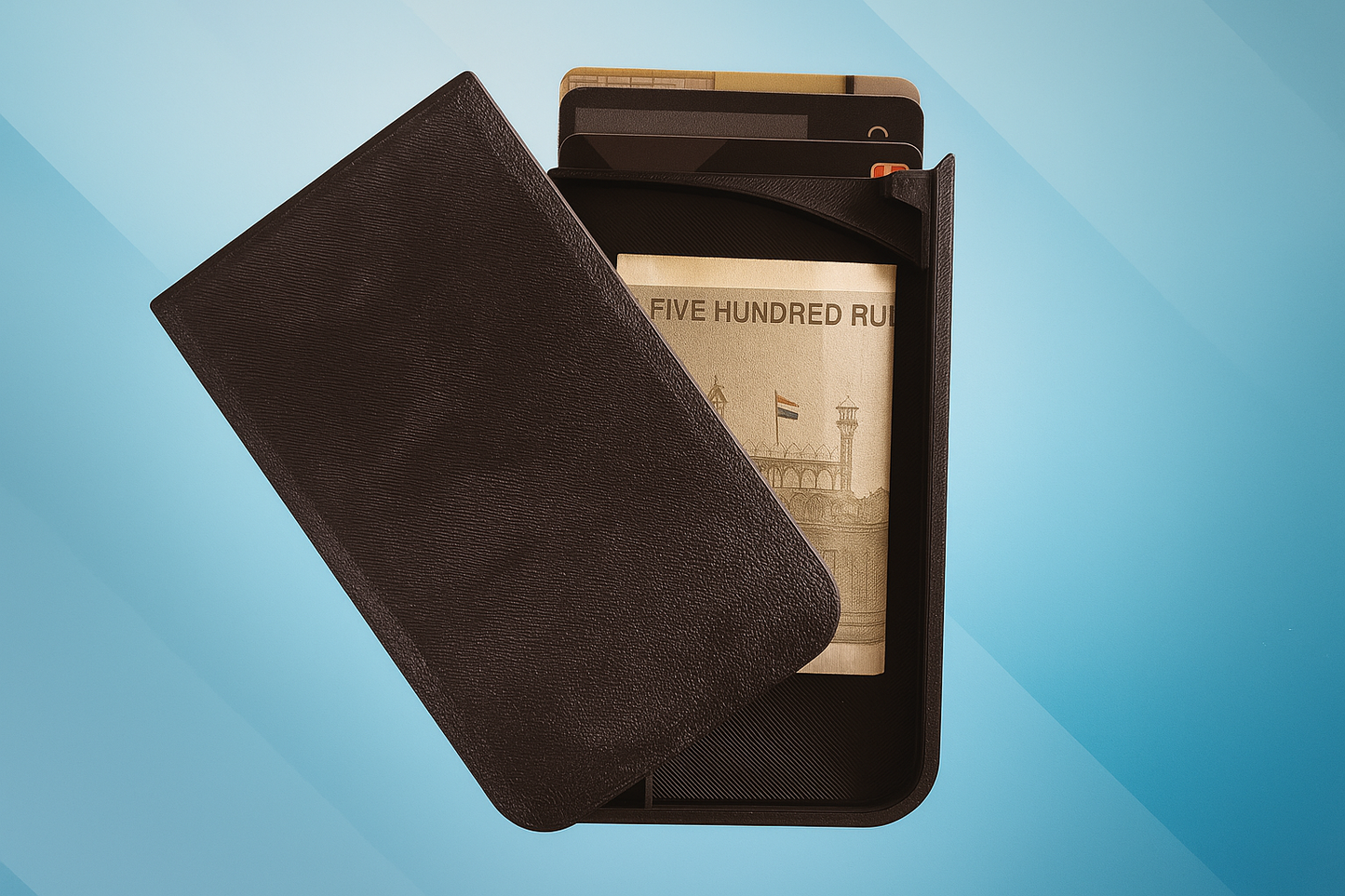 SlideLock Wallet – 3D Printed Minimalist Card Holder