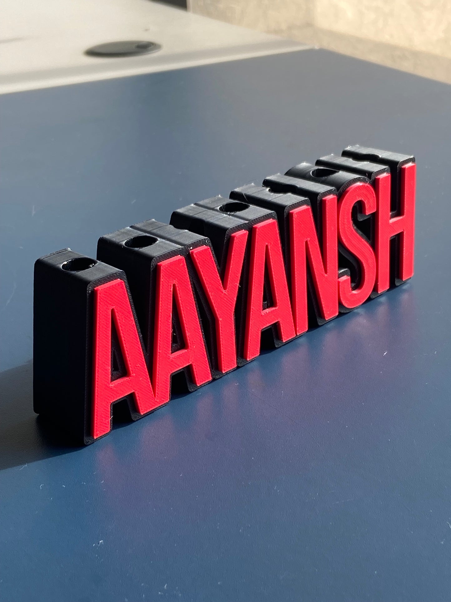 Custom Name - Desk Organiser