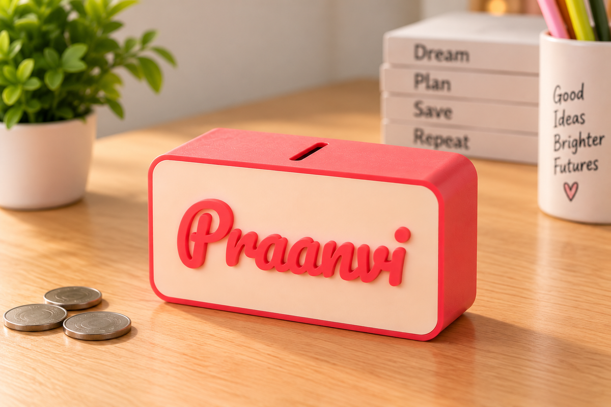 Personalised Custom Name Piggy Bank