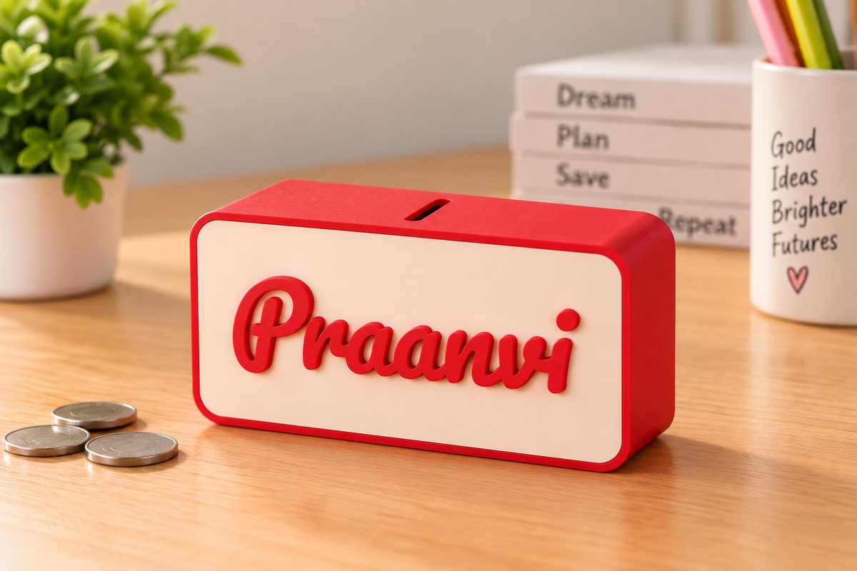 Personalised Custom Name Piggy Bank