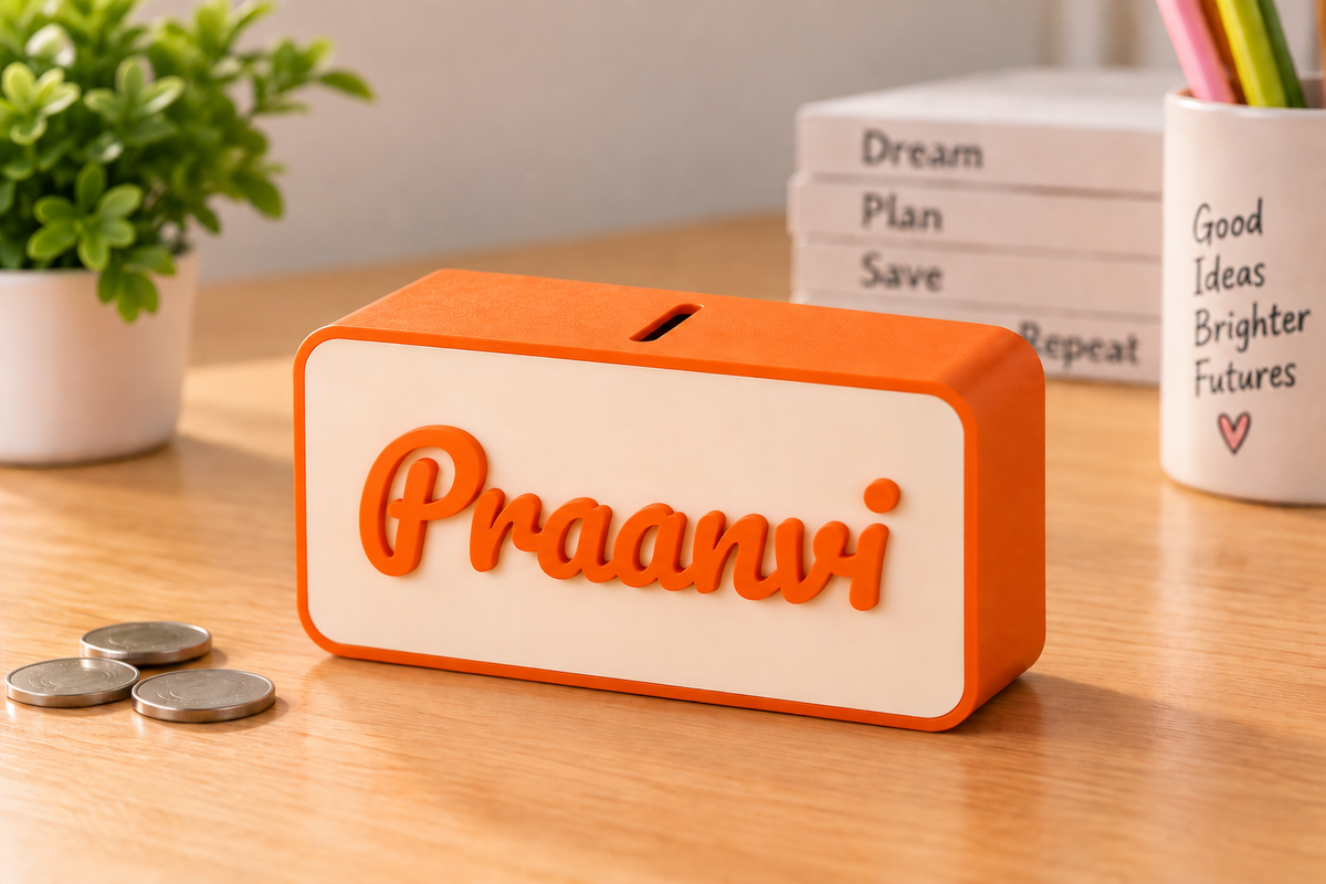 Personalised Custom Name Piggy Bank