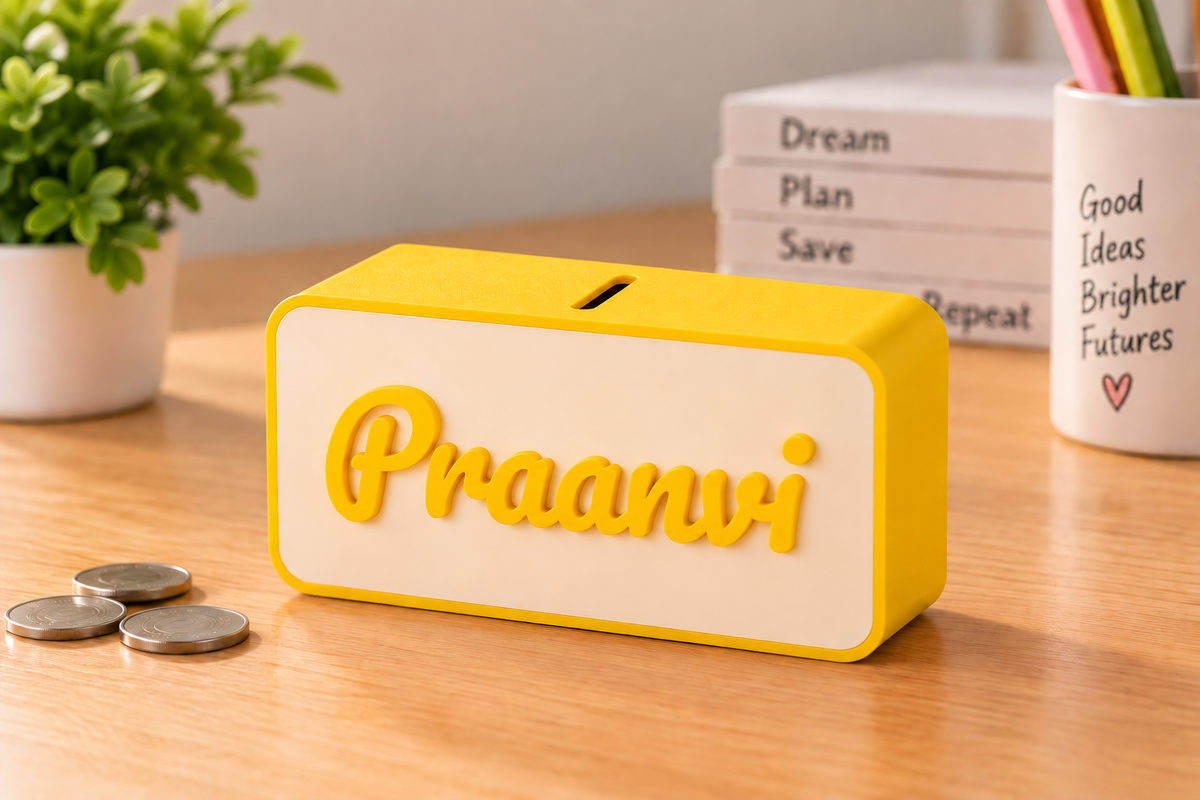Personalised Custom Name Piggy Bank