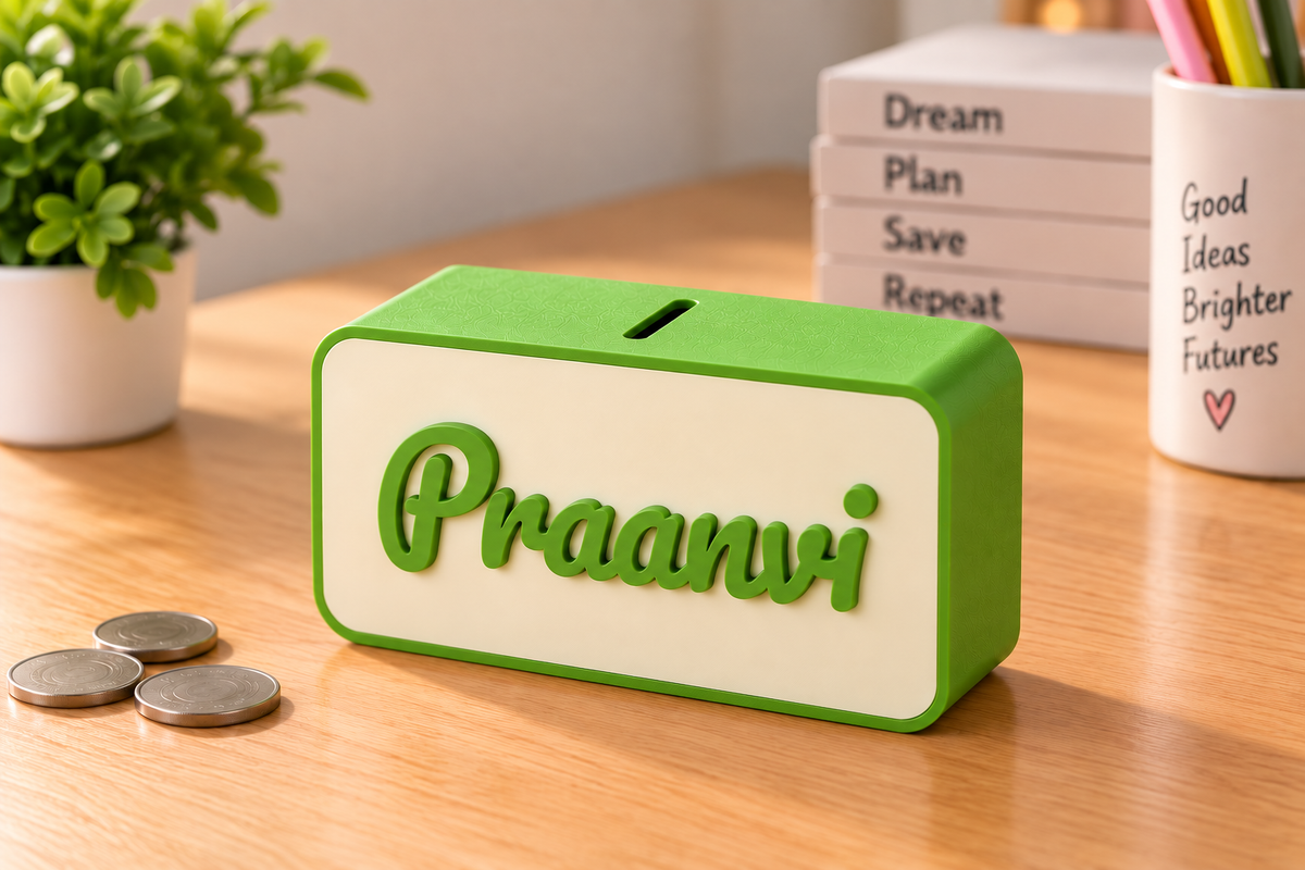 Personalised Custom Name Piggy Bank