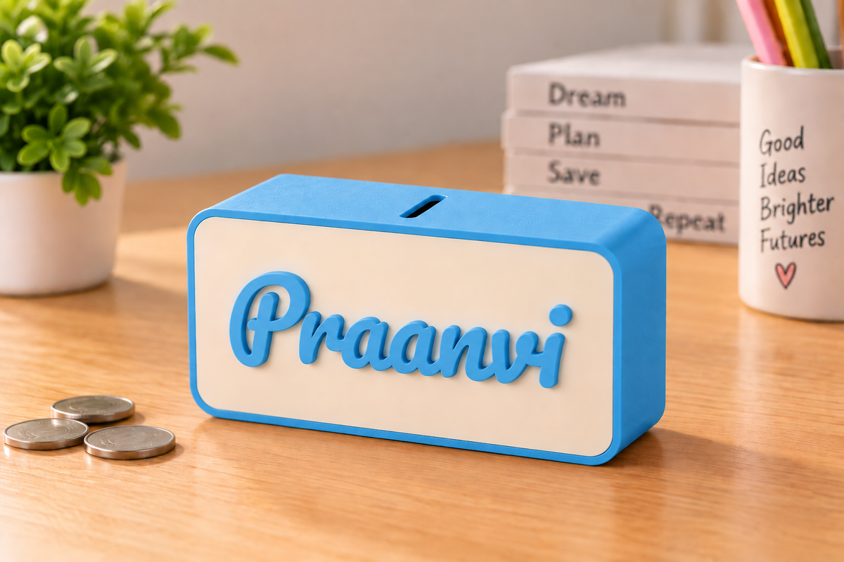 Personalised Custom Name Piggy Bank