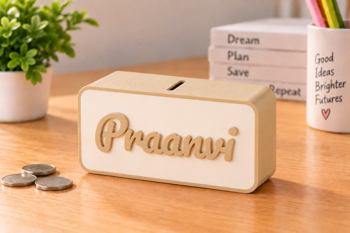 Personalised Custom Name Piggy Bank