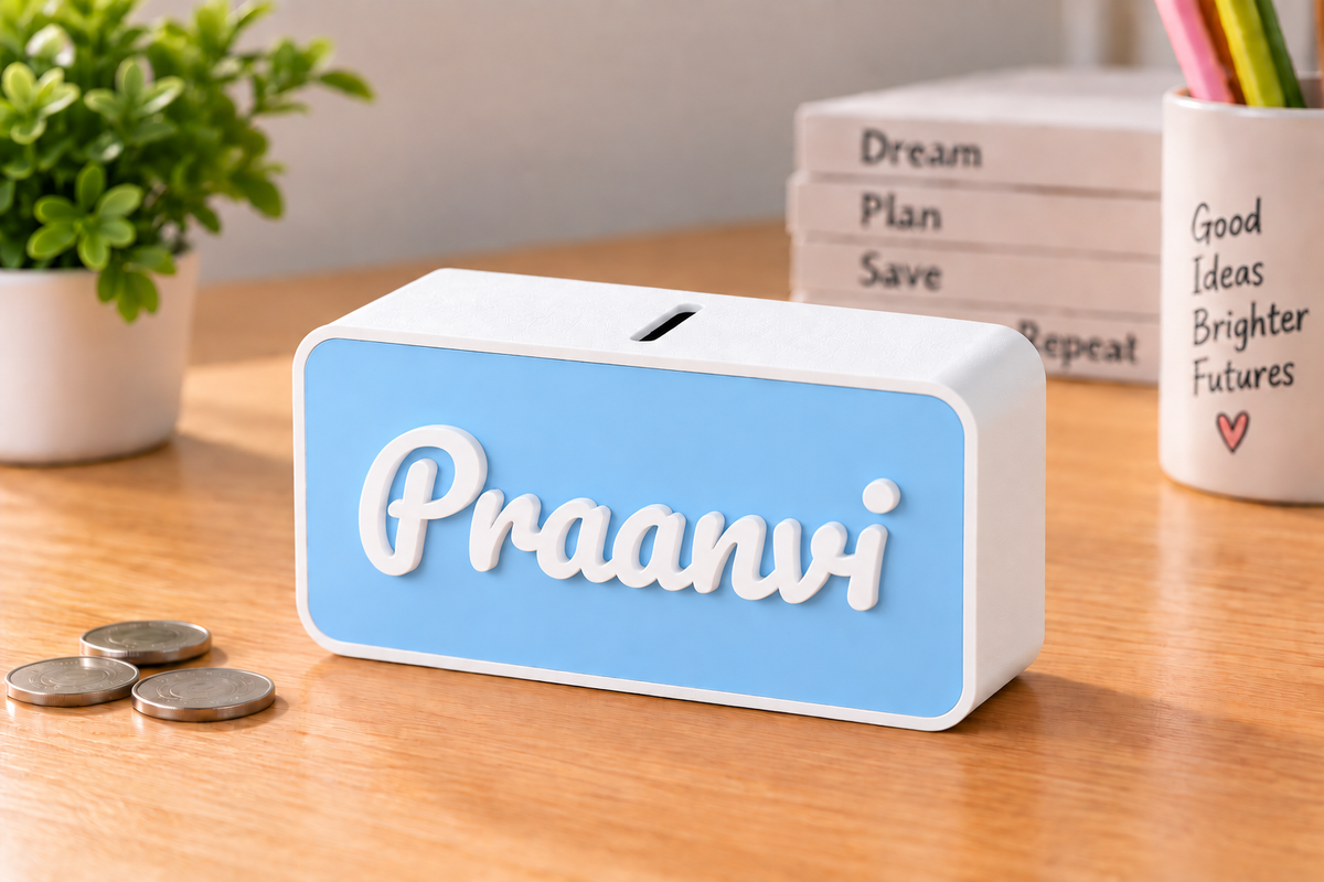 Personalised Custom Name Piggy Bank