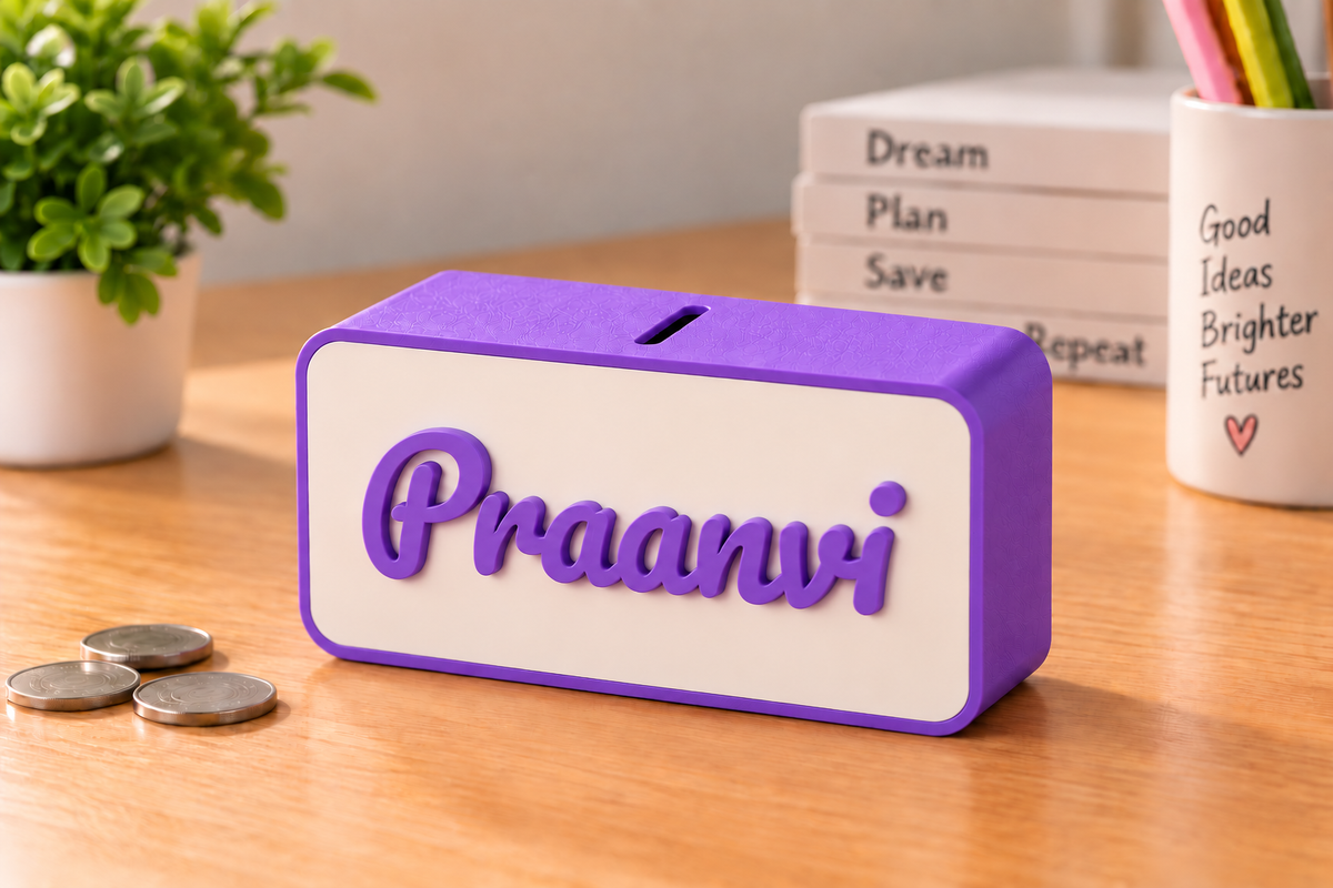 Personalised Custom Name Piggy Bank