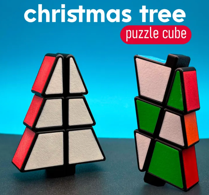 Christmas Tree Rubik’s Cube Toy