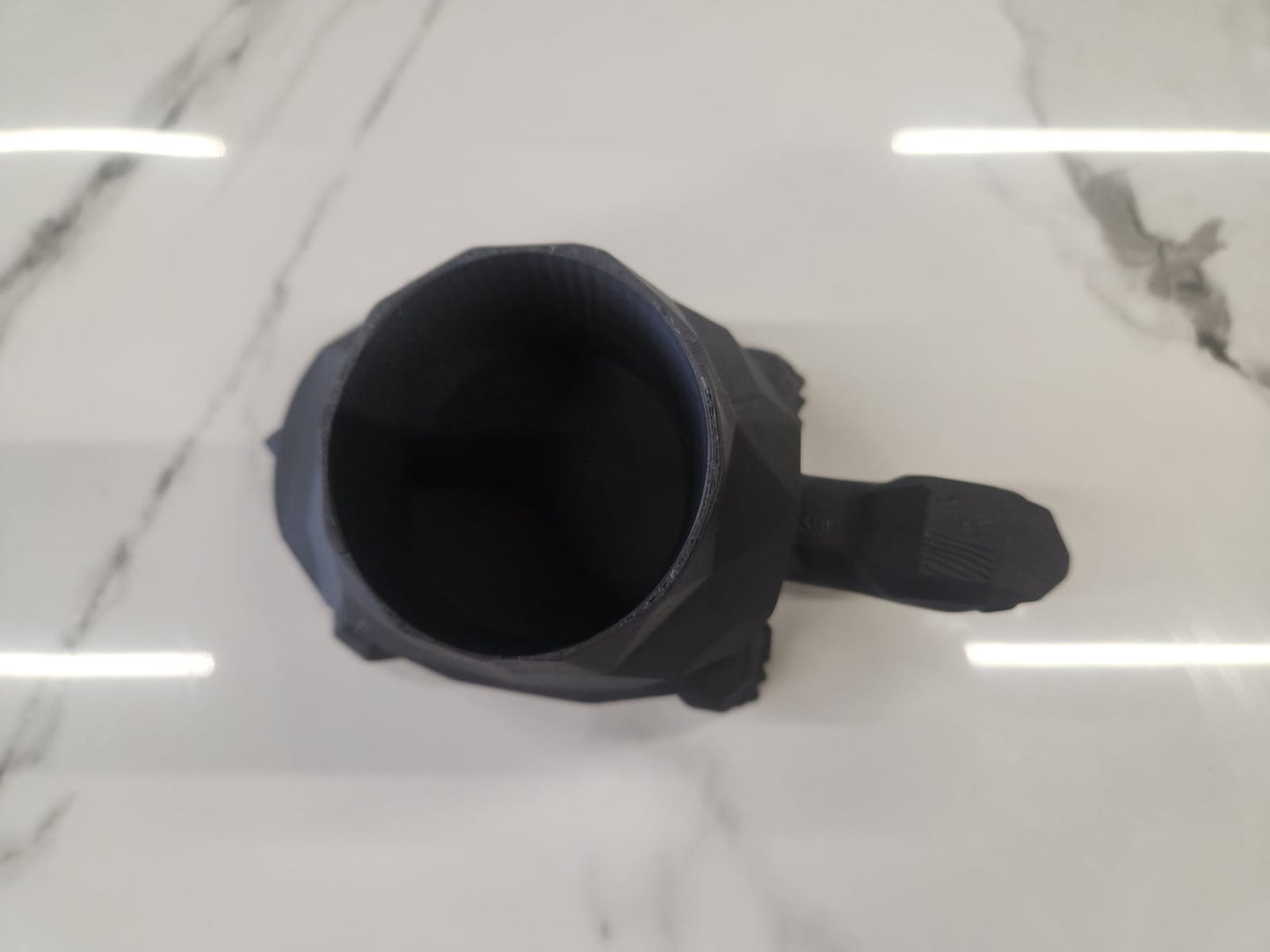 GeoTurtle 3D Printed Planter – Modern Polygon Turtle Pot