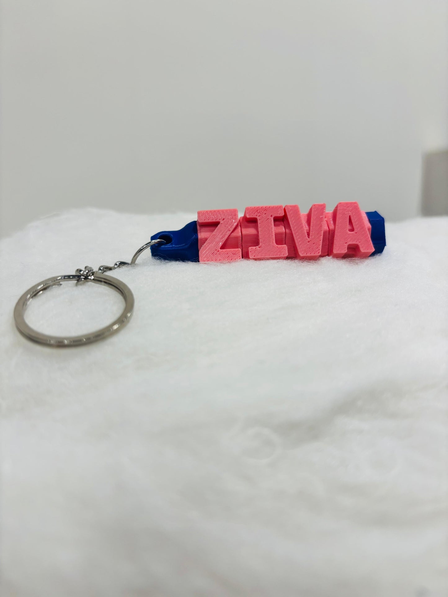 3D printed custom name keychain