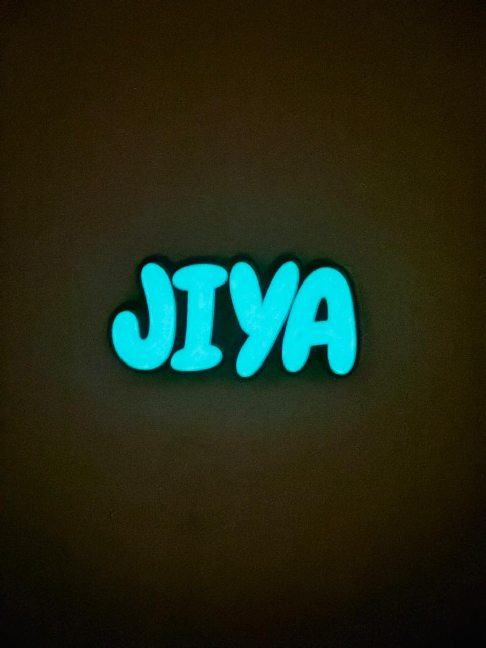 Glow in the Dark Custom Name Fridge Magnet