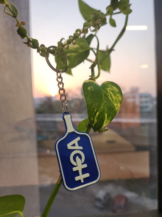 3D printed custom brand name keychain