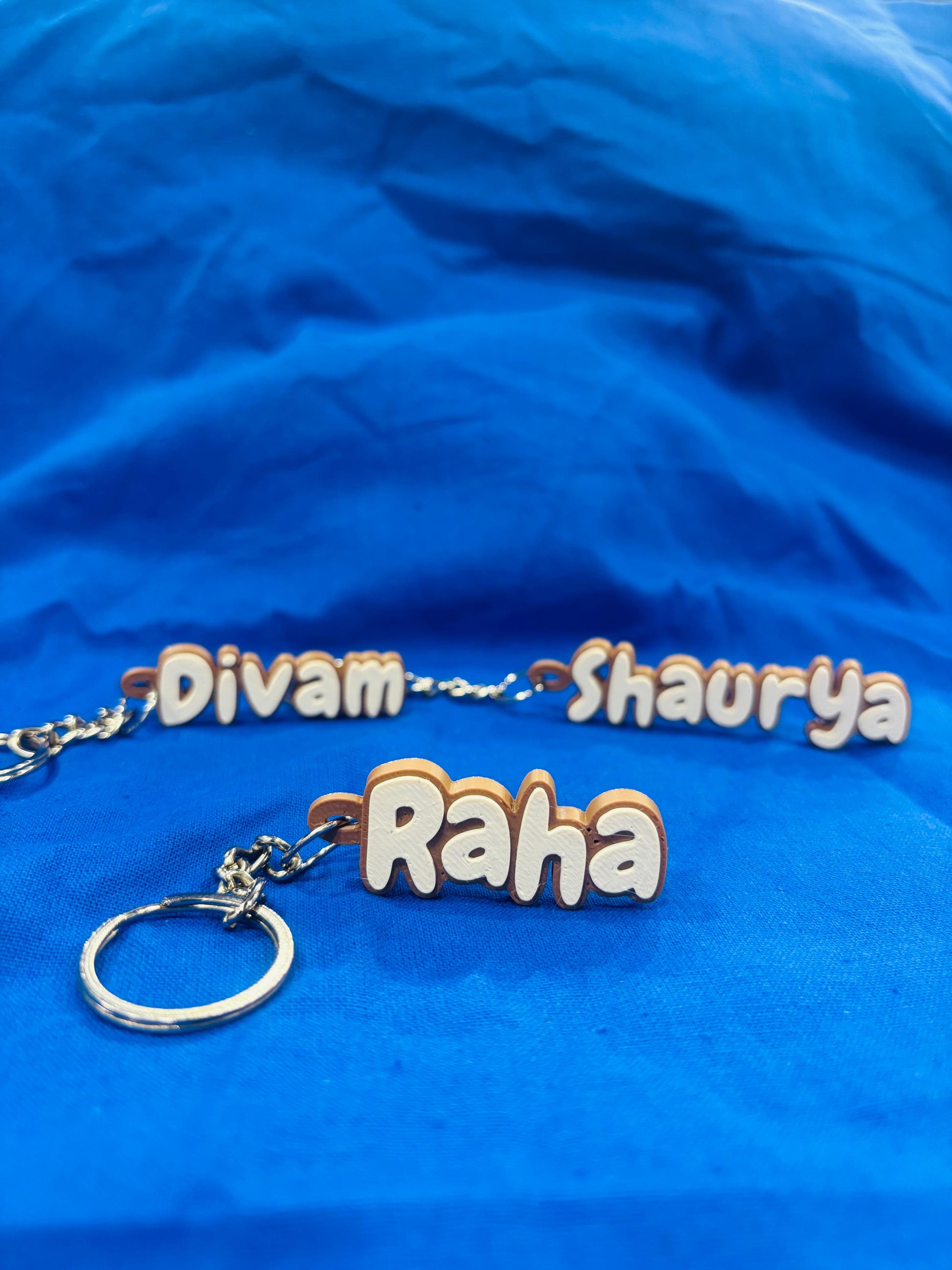 3D printed custom name keychain