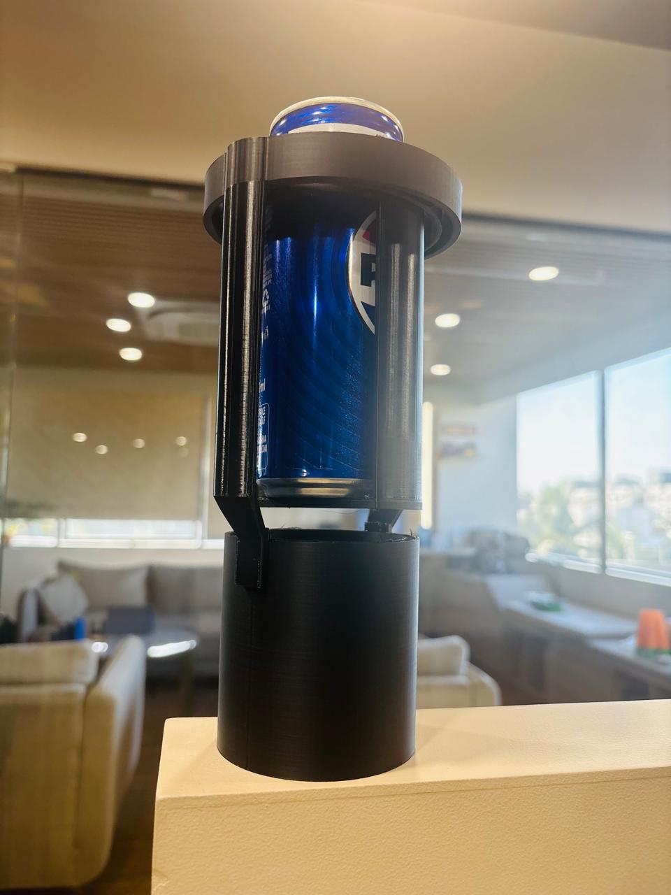 Anti-spill 3D printed car cup holder