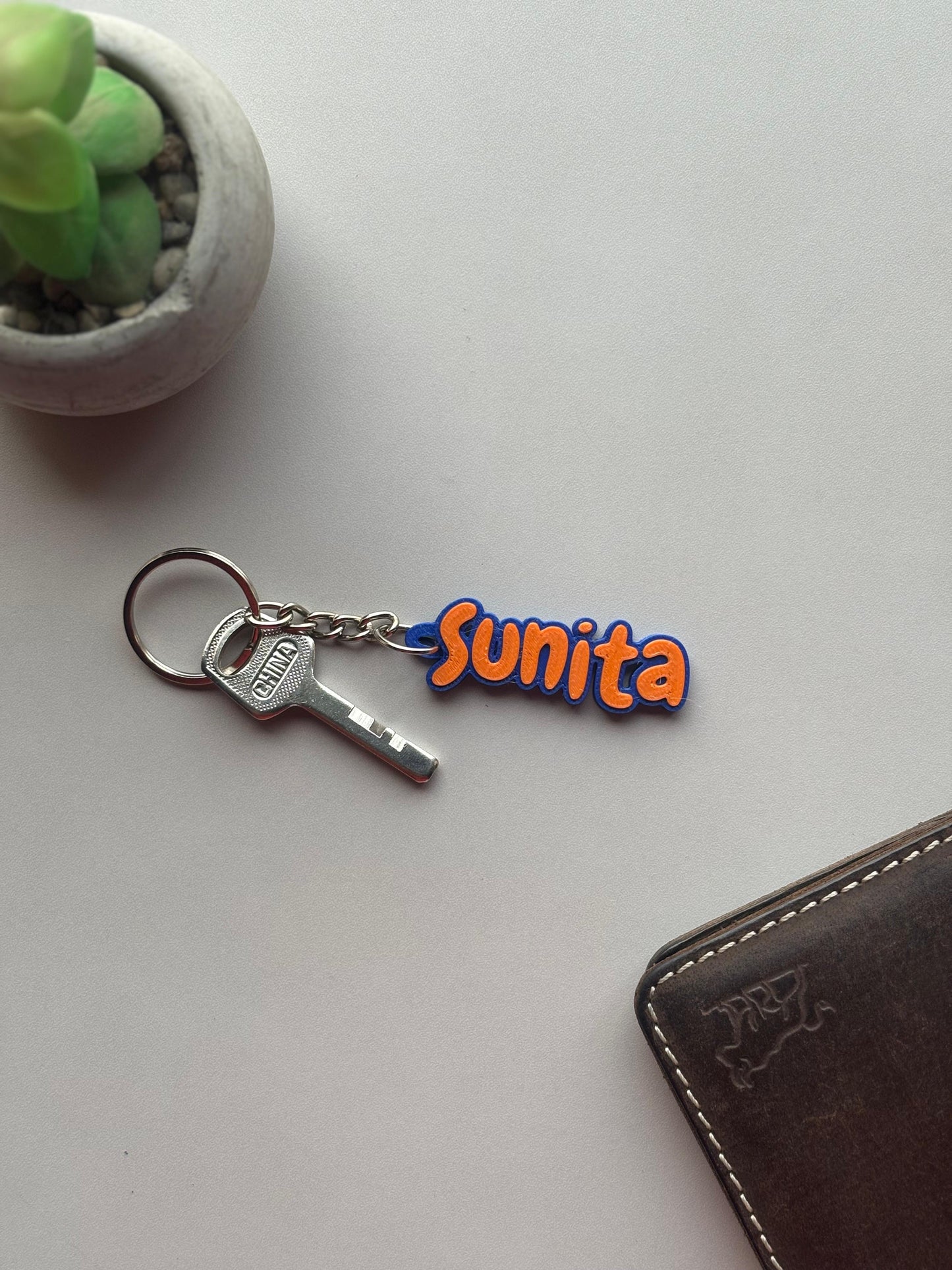 Custom Name Keychain / Bag Tag