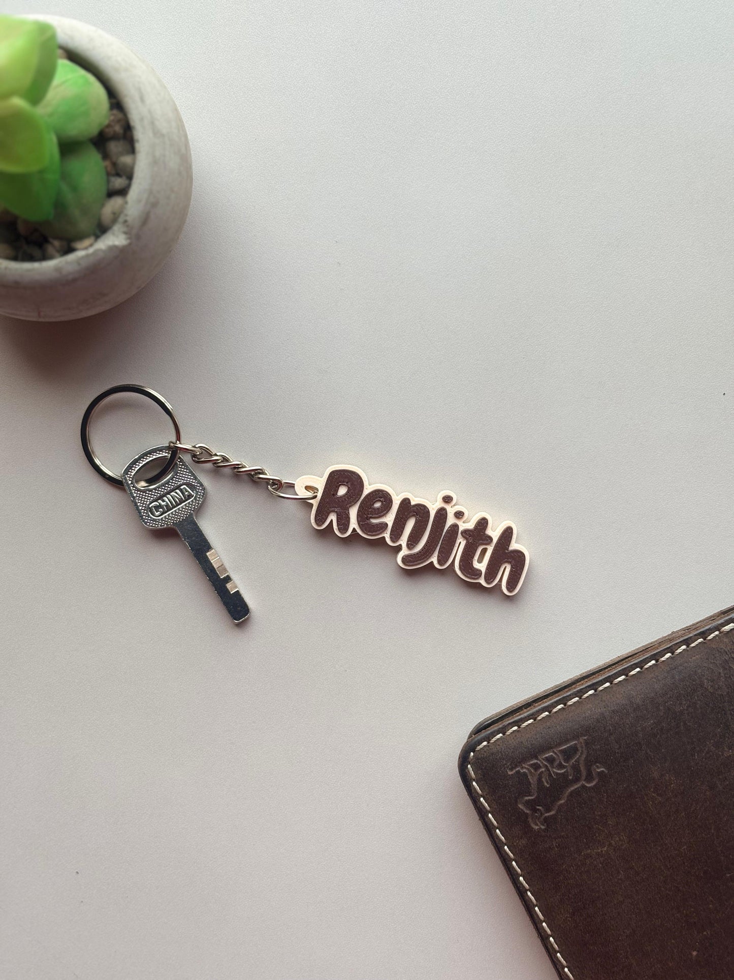Custom Name Keychain / Bag Tag