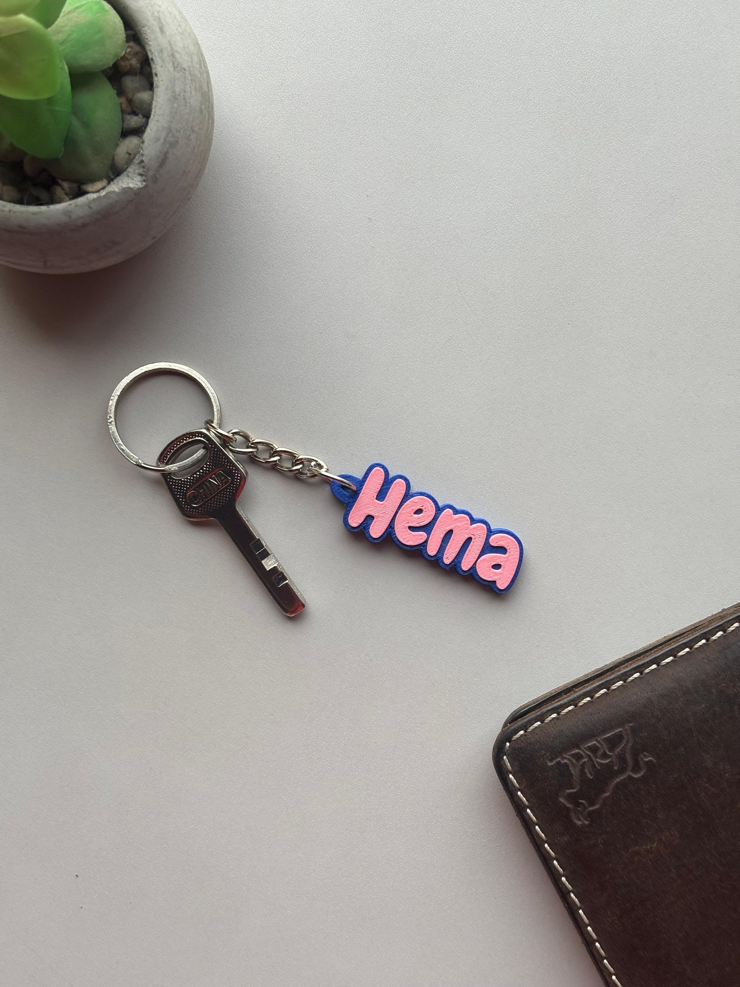 Custom Name Keychain / Bag Tag