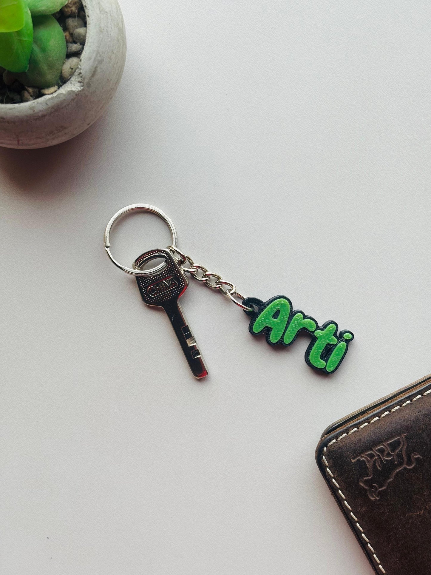 Custom Name Keychain / Bag Tag