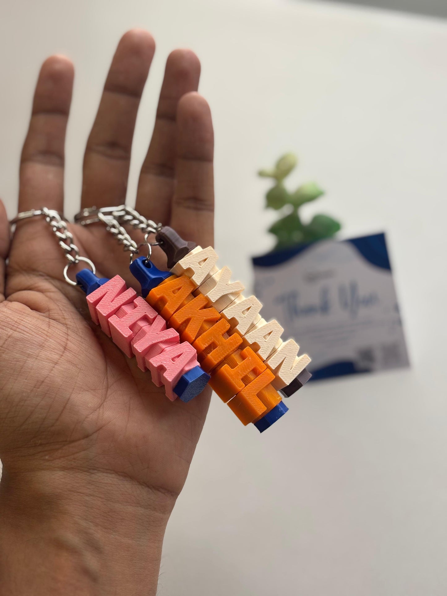 Custom Fidget Keychain / Bag Tag