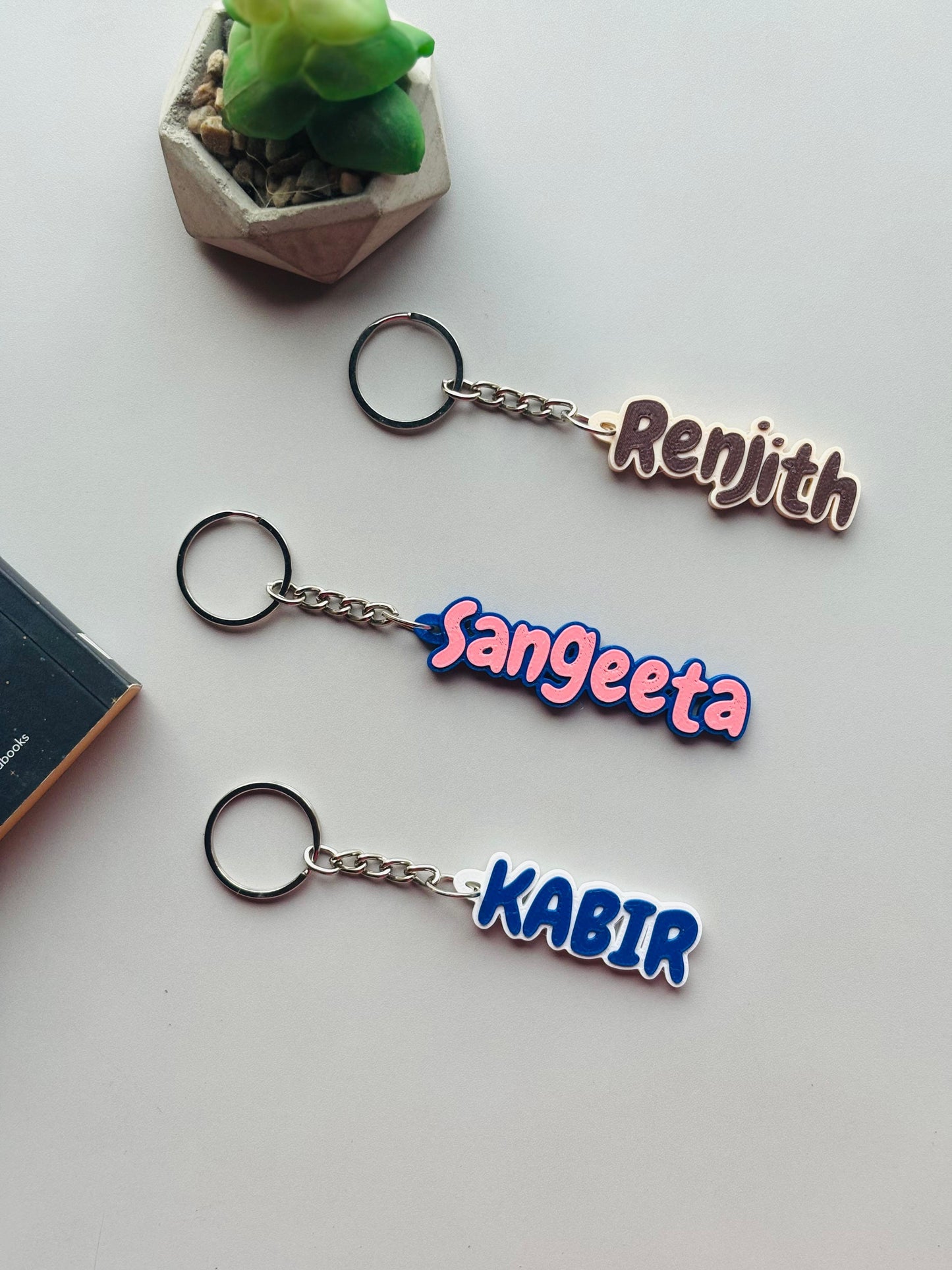 Custom Name Keychain / Bag Tag