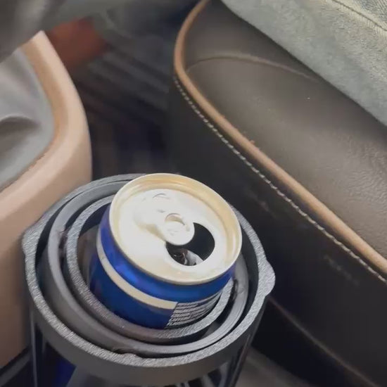 Anti-spill 3D printed car cup holder